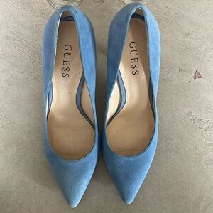 Guess light blue pumps sz 7